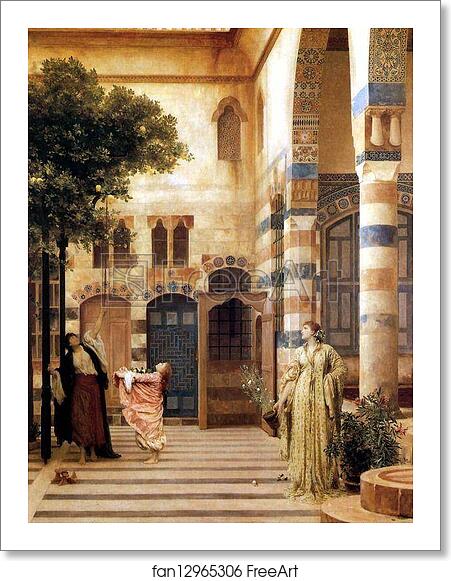 Free art print of Old Damascus: Jews' Quarter by Frederick Leighton Free art print of Old Damascus: Jews' Quarter by Frederick Leighton