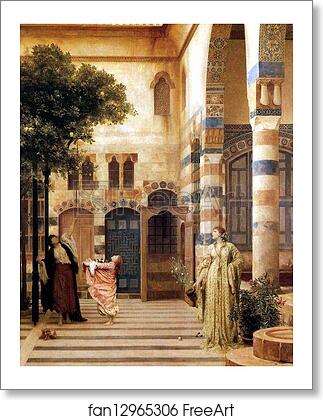 Free art print of Old Damascus: Jews' Quarter by Frederick Leighton