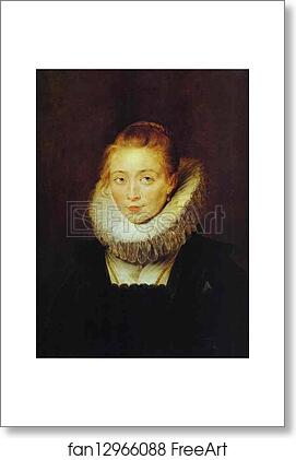 Free art print of Portrait of the Lady-in-Waiting of the Infanta Isabella by Peter Paul Rubens