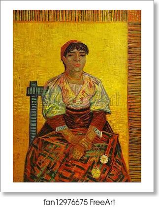 Free art print of The Italian Woman by Vincent Van Gogh