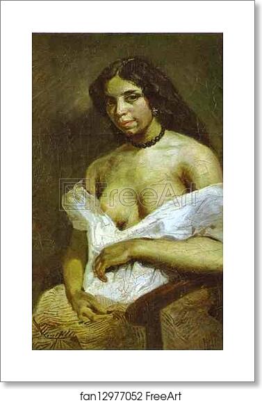 Free art print of Aspasia by Eugène Delacroix Free art print of Aspasia by Eugène Delacroix