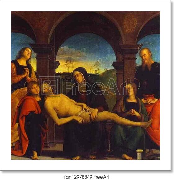 Free art print of Pieta by Pietro Perugino Free art print of Pieta by Pietro Perugino
