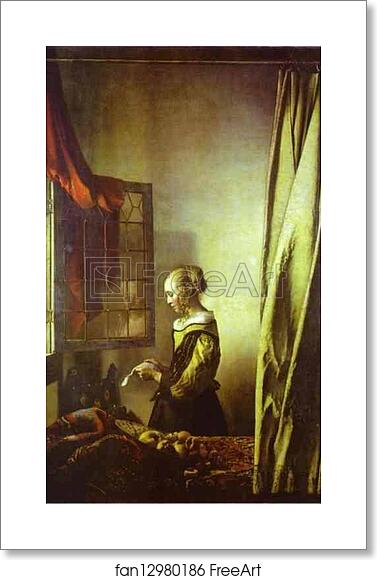 Free art print of Girl Reading a Letter at an Open Window by Jan Vermeer Free art print of Girl Reading a Letter at an Open Window by Jan Vermeer