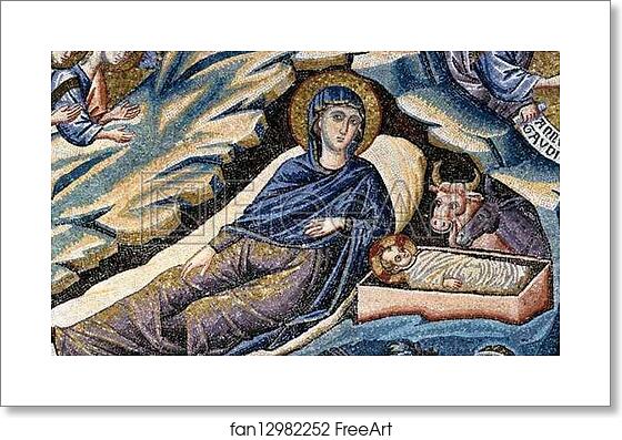 Free art print of Nativity of Christ. Detail by Pietro Cavallini Free art print of Nativity of Christ. Detail by Pietro Cavallini