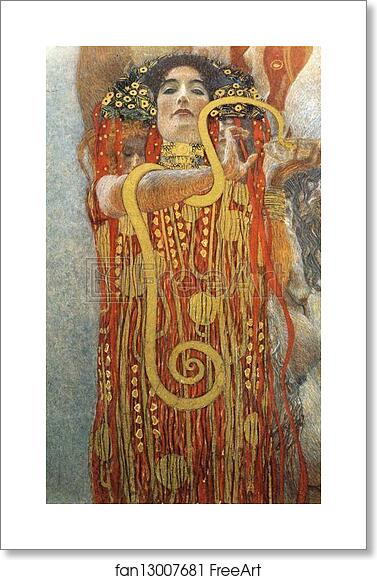Free art print of Hygeia (detail of Medicine) by Gustav Klimt Free art print of Hygeia (detail of Medicine) by Gustav Klimt