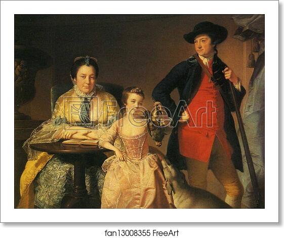 Free art print of James and Mary Shuttleworth with One of Their Daughters by Joseph Wright Of Derby Free art print of James and Mary Shuttleworth with One of Their Daughters by Joseph Wright Of Derby
