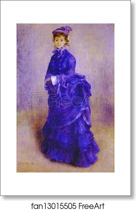 Free art print of The Parisienne by Pierre-Auguste Renoir