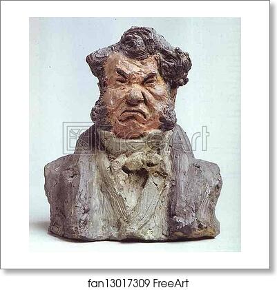 Free art print of Laurent Cunin, Also Called Cunin-gridaine, (1787-1859), Deputy and Peer of France by Honoré Daumier