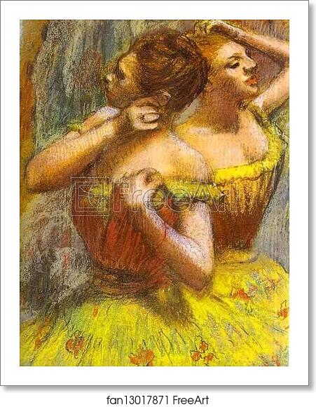 Free art print of Two Dancers.(Deux danseuse) by Edgar Degas Free art print of Two Dancers.(Deux danseuse) by Edgar Degas