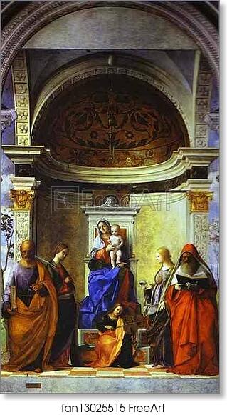 Free art print of Sacra Conversazione by Giovanni Bellini