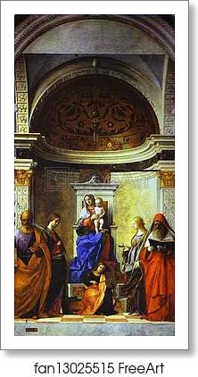 Free art print of Sacra Conversazione by Giovanni Bellini
