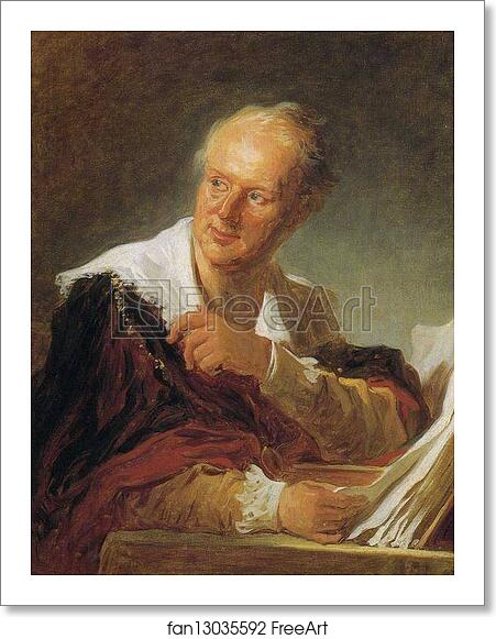 Free art print of Portrait of Diderot by Jean-Honoré Fragonard Free art print of Portrait of Diderot by Jean-Honoré Fragonard