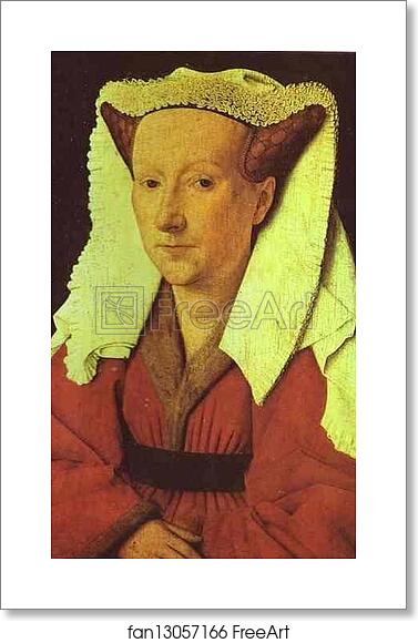 Free art print of Portrait of Margaret van Eyck, Artist's Wife(?) by Jan Van Eyck