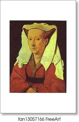 Free art print of Portrait of Margaret van Eyck, Artist's Wife(?) by Jan Van Eyck