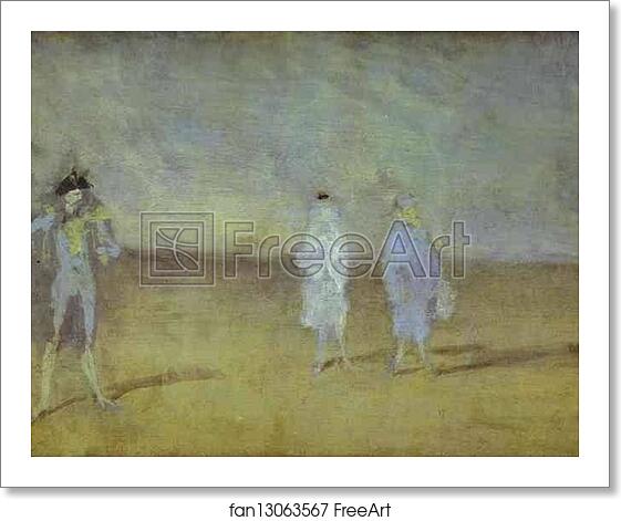 Free art print of Harmony in Blue: The Duet by James Abbott Mcneill Whistler Free art print of Harmony in Blue: The Duet by James Abbott Mcneill Whistler