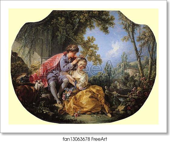 Free art print of The Four Seasons. Spring by François Boucher Free art print of The Four Seasons. Spring by François Boucher