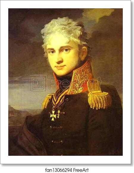 Free art print of Portrait of Count Pavel Stroganoff (1772-1817) by Jean-Laurent Mosnier