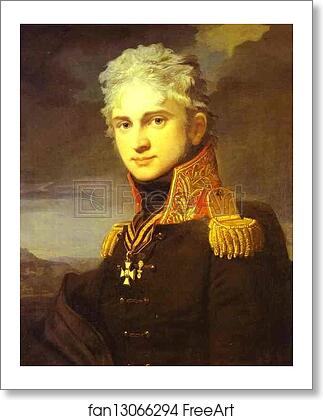 Free art print of Portrait of Count Pavel Stroganoff (1772-1817) by Jean-Laurent Mosnier
