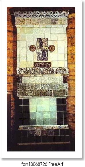 Free art print of Tile Stove by Mikhail Vrubel Free art print of Tile Stove by Mikhail Vrubel