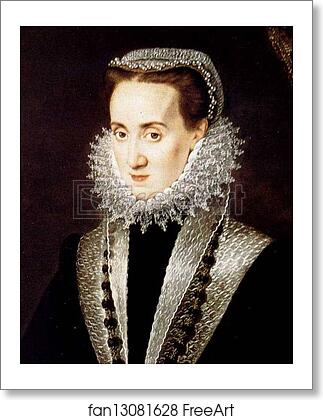 Free art print of Dona Maria Manrique de Lara y Pernstein and One of Her Daughters. Detail by Sofonisba Anguissola