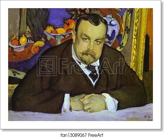 Free art print of Portrait of Ivan Morozov by Valentin Serov