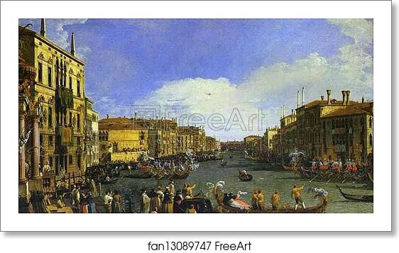Free art print of A Regatta on the Grand Canal by Giovanni Antonio Canale, Called Canaletto Free art print of A Regatta on the Grand Canal by Giovanni Antonio Canale, Called Canaletto