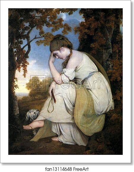 Free art print of Maria, from Sterne, a Companion to the Picture of Edwin by Joseph Wright Of Derby Free art print of Maria, from Sterne, a Companion to the Picture of Edwin by Joseph Wright Of Derby