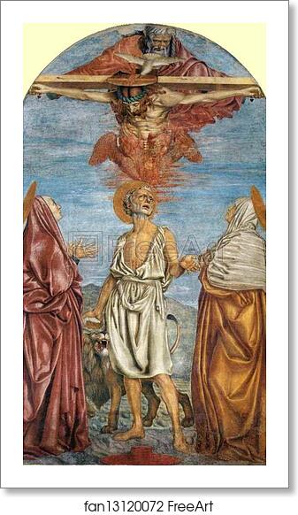 Free art print of The Vision of St. Jerome by Andrea Del Castagno Free art print of The Vision of St. Jerome by Andrea Del Castagno