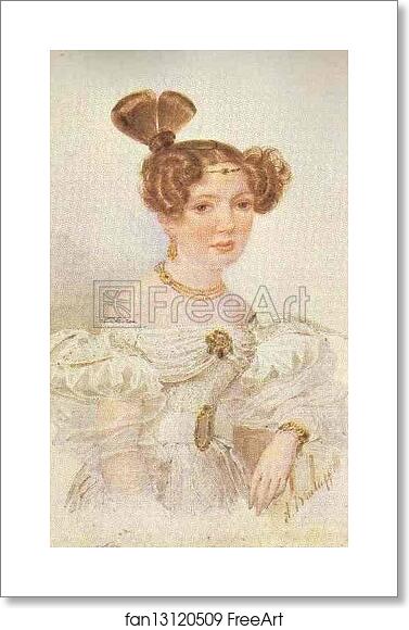 Free art print of Portrait of a Young Woman in White by Alexander Brulloff Free art print of Portrait of a Young Woman in White by Alexander Brulloff