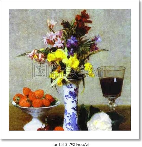 Free art print of Nature morte aux fiancailles by Henri Fantin-Latour Free art print of Nature morte aux fiancailles by Henri Fantin-Latour