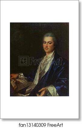 Free art print of Portrait of an Unknown Man from Saltykov Family by Dmitry Levitzky
