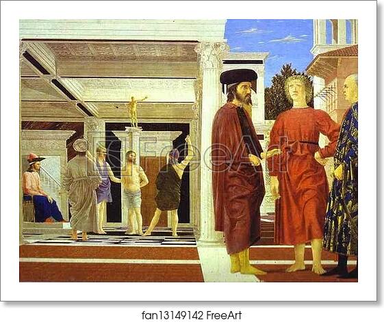 Free art print of Flagellation by Piero Della Francesca