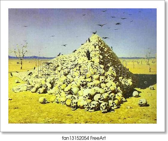 Free art print of The Apotheosis of War by Vasily Vereshchagin Free art print of The Apotheosis of War by Vasily Vereshchagin