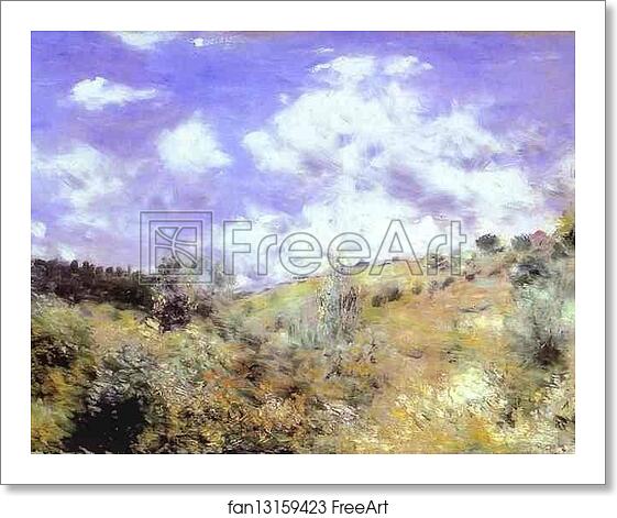 Free art print of The Gust of Wind by Pierre-Auguste Renoir Free art print of The Gust of Wind by Pierre-Auguste Renoir