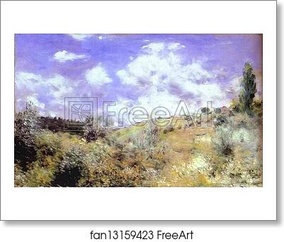 Free art print of The Gust of Wind by Pierre-Auguste Renoir