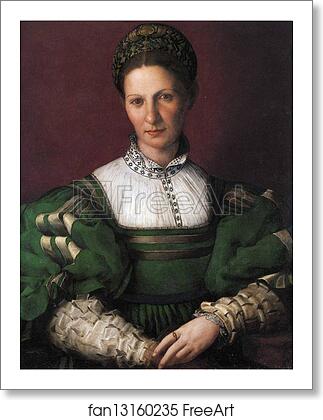 Free art print of Lady in Green by Agnolo Bronzino