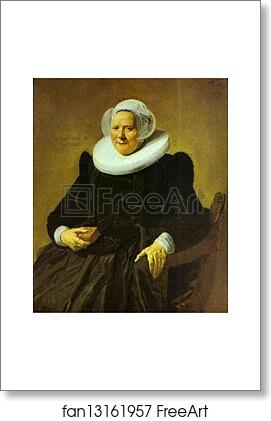 Free art print of Portrait of an Elderly Lady by Frans Hals