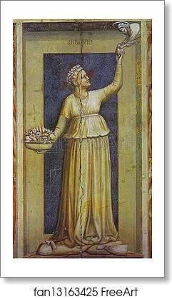 Free art print of Charity by Giotto