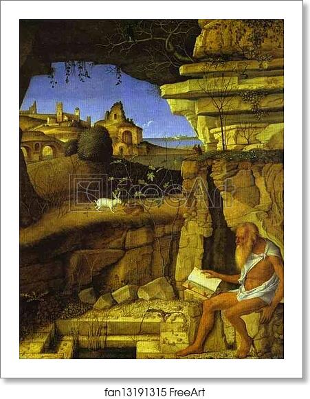 Free art print of St. Jerome Reading by Giovanni Bellini Free art print of St. Jerome Reading by Giovanni Bellini