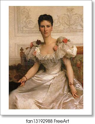 Free art print of Portrait of Madame la Comtesse de Cambaceres by William-Adolphe Bouguereau