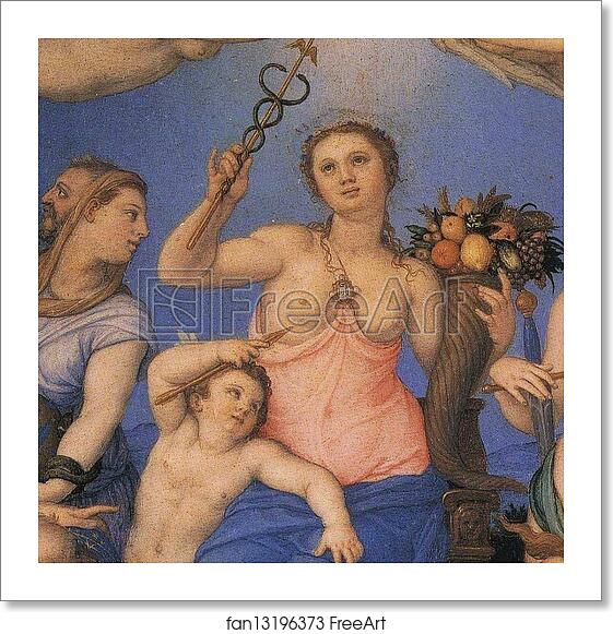 Free art print of Allegory of Felicity. Detail by Agnolo Bronzino Free art print of Allegory of Felicity. Detail by Agnolo Bronzino