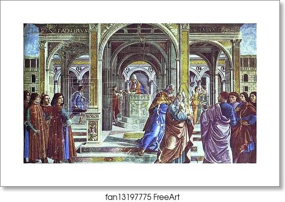 Free art print of Expulsion of Joachim from the Temple by Domenico Ghirlandaio Free art print of Expulsion of Joachim from the Temple by Domenico Ghirlandaio