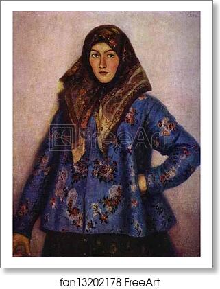 Free art print of Cossak Woman (Portrait of L.T. Motorina) by Vasily Surikov Free art print of Cossak Woman (Portrait of L.T. Motorina) by Vasily Surikov