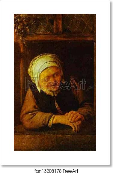 Free art print of An Old Woman by Window by Adriaen Van Ostade Free art print of An Old Woman by Window by Adriaen Van Ostade