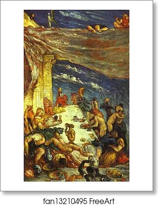 Free art print of Le Festin (The Banquet) by Paul Cézanne Free art print of Le Festin (The Banquet) by Paul Cézanne