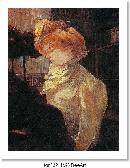 Free art print of La Modiste/The Milliner - Mlle Louise Blouet, dite d'Enguin by Henri De Toulouse-Lautrec Free art print of La Modiste/The Milliner - Mlle Louise Blouet, dite d'Enguin by Henri De Toulouse-Lautrec