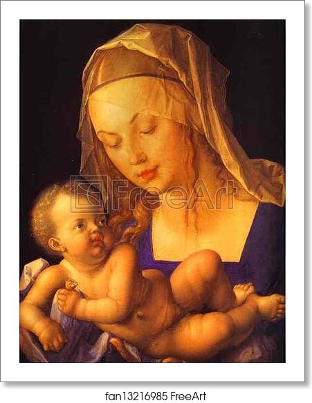 Free art print of Virgin and Child with Half a Pear by Albrecht Dürer Free art print of Virgin and Child with Half a Pear by Albrecht Dürer