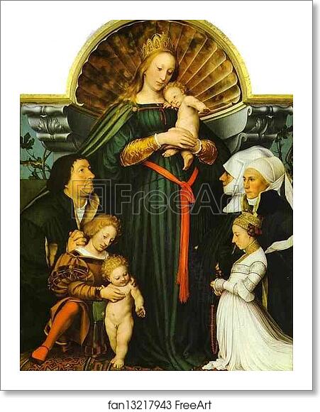 Free art print of Meyer Madonna by Hans Holbein The Younger Free art print of Meyer Madonna by Hans Holbein The Younger