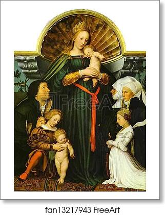 Free art print of Meyer Madonna by Hans Holbein The Younger Free art print of Meyer Madonna by Hans Holbein The Younger