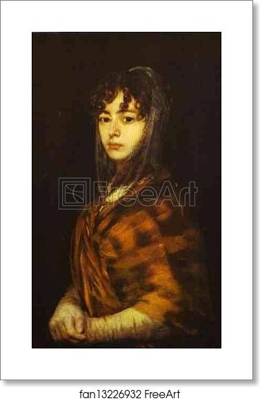 Free art print of Senora Sabasa García by Francisco De Goya Y Lucientes